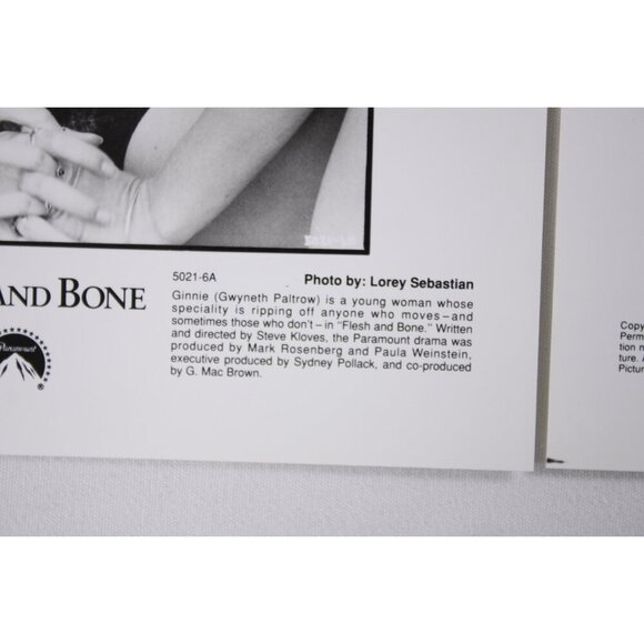1993 Flesh and Bone press kit + 7 photo sheets + production information - Picture 6 of 10